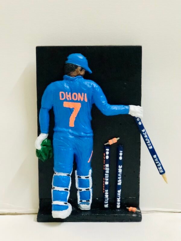 Dhoni 3D Magnet - India jersey - Image 2