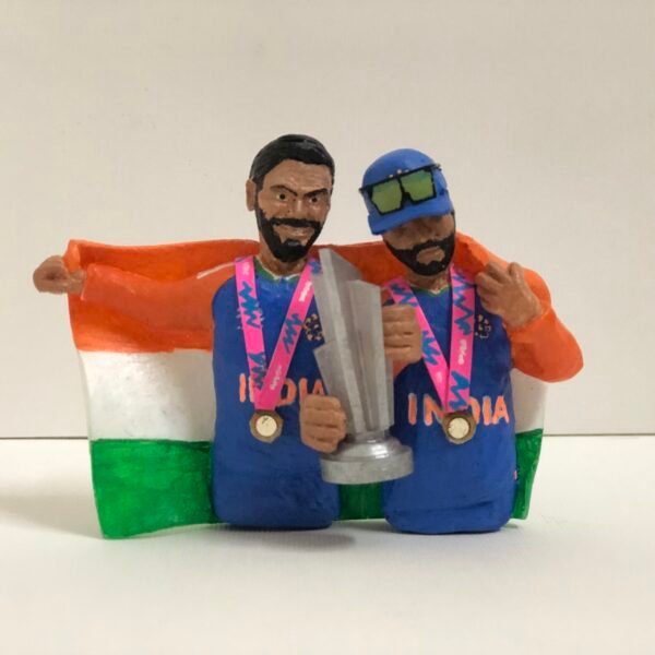 Virat & Rohit - T20WC Trophy - 3D Fridge magnet