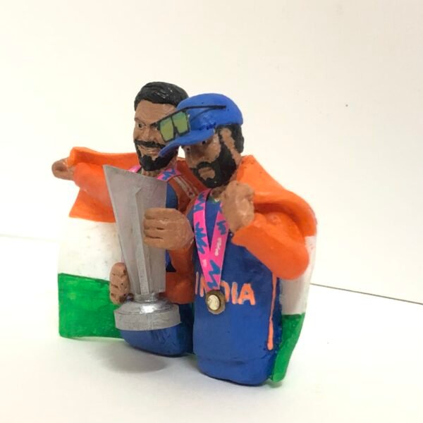 Virat & Rohit - T20WC Trophy - 3D Fridge magnet - Image 3